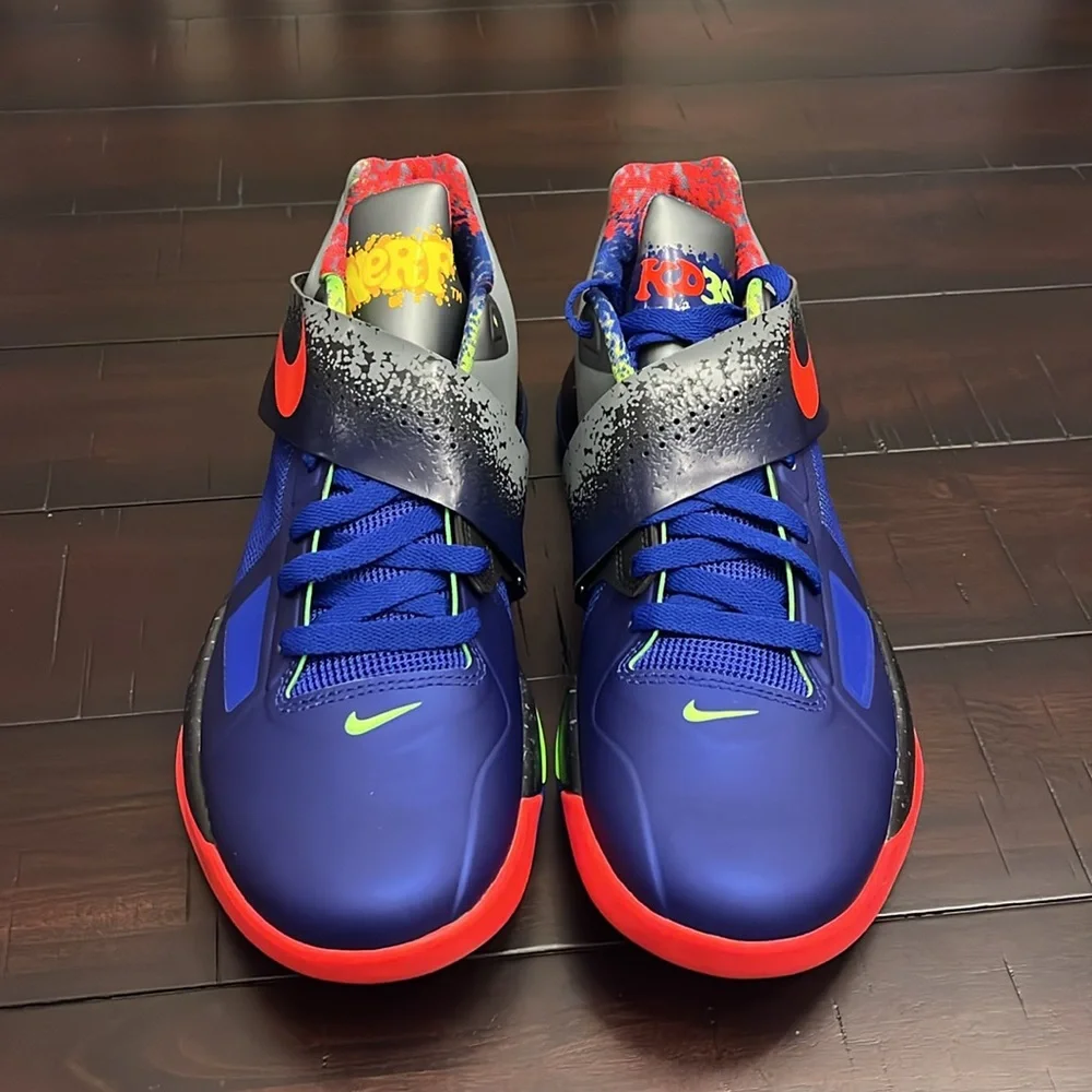 Nike KD IV Nerf Shoes Sneakers new FQ8180 400 Men’s Size 9.5
